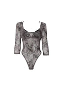 Lace Tie-Dye Bodysuit