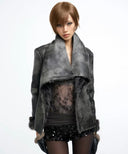 Leopard Shearling Jacket