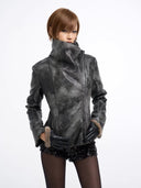Leopard Shearling Jacket