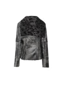Leopard Shearling Jacket