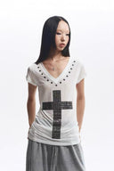 Serenity V-Diamond Tee image 6