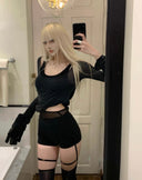 Hooded Lace Tank Set image 9