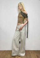 Convertible Draped Plaid image 10