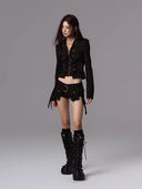 Victorian Gothic Corset Shirt image 13