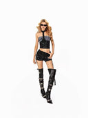 Neon Grommet Biker Shorts image 13
