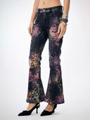 Graffiti-print Leopard Pants image 2