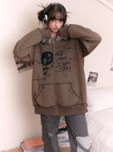 Oversized Brown Bear Hoodie image 3