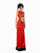 Scarlet Ophidian Embrace Dress image 1