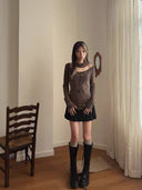 Drawn Choker Slip Top image 4