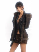 Corset-Back Jean Jacket image 8