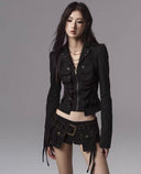 Victorian Gothic Corset Shirt image 9