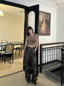 Leopard Print Wide-Leg Cargo Pants image 11