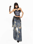 Punk Destroyer Skirted Jeans image 7