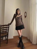 Drawn Choker Slip Top image 5