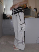 Light Grey Robot Sweatpants image 10