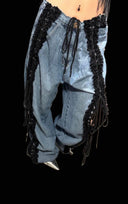 Relaxed Oversized Floor-Sweeping Trousers image 2