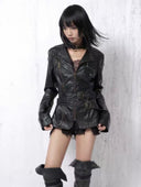 Dual-Belted Moto Jacket image 0