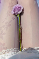Purple Petal Vintage Stockings image 5