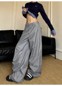 Curved-Hem Relaxed Pants image 10
