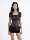 Mystique Lace Fusion Tee image 2