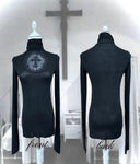 Hollow Cross Patchwork Shirt image 5