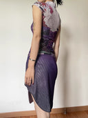 Double-sided Purple Puddle Skirt image 3