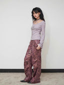 Purple Cross Comfy Top image 9