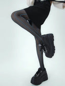 Millennial love chain pattern pantyhose image 3