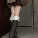 Star-Embellished Lace-Up Platform Boots image 9