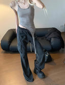 Micro Flare Design Work Pants image 7