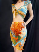 Beach Two-Way Pleated Set image 2