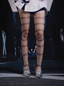 Nude Endless Loop Print Jumpsuit image 6