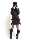 Embroidered Fur-trimmed Suit Set image 2