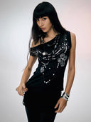 Pearl Necklace Print Top image 10