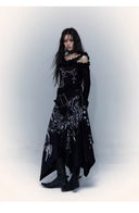 Printed Strapless Midi Skirt image 9