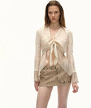 Wool-Blended Open-Front Shirt image 5