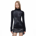 3D Ink Wash Pattern Knitted T-shirt image 9