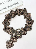 Foliage Clasp Leopard Belt image 1