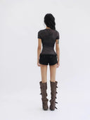 Mystique Lace Fusion Tee image 4