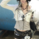 Knitted Hooded Sweater image 3