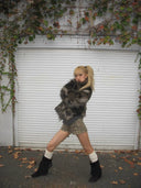 Cross-tied Leopard Print Shorts image 12