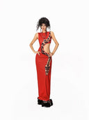 Scarlet Ophidian Embrace Dress image 9