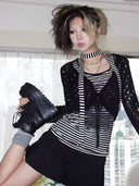 Dume Cotton Open-Knit Wrap image 2