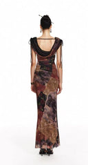 Mermaid Oil Painting Dress image 7