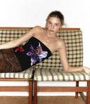 Floral Print Strapless Top image 5