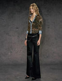 Parisienne Tamed-Leopard Plunge image 11