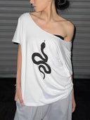 Year of the Snake Zodiac Print T-shirt image 6