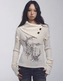 Cable Knit Set with Detachable Sleeve image 7