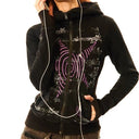 Five-pointed Star Print Hoodie image 1