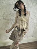 Floral Fringed Tie-Up Tank Top image 8